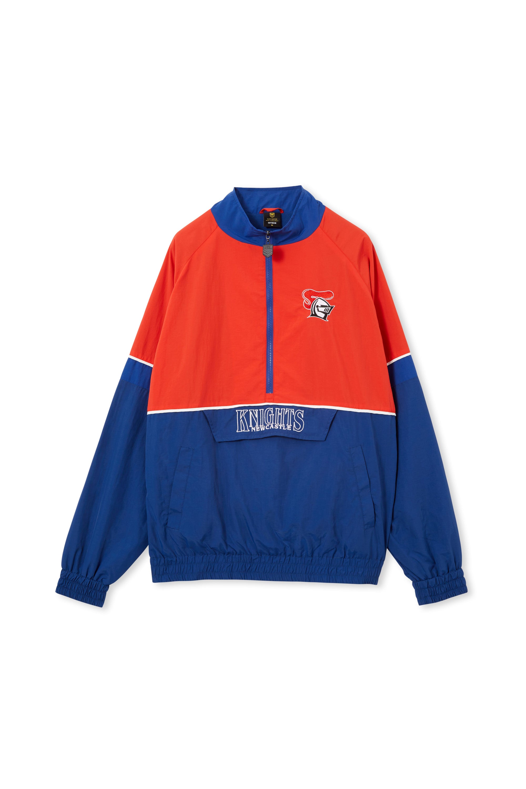 KNIGHTS MENS RETRO 1/2 ZIP WINDBREAKER