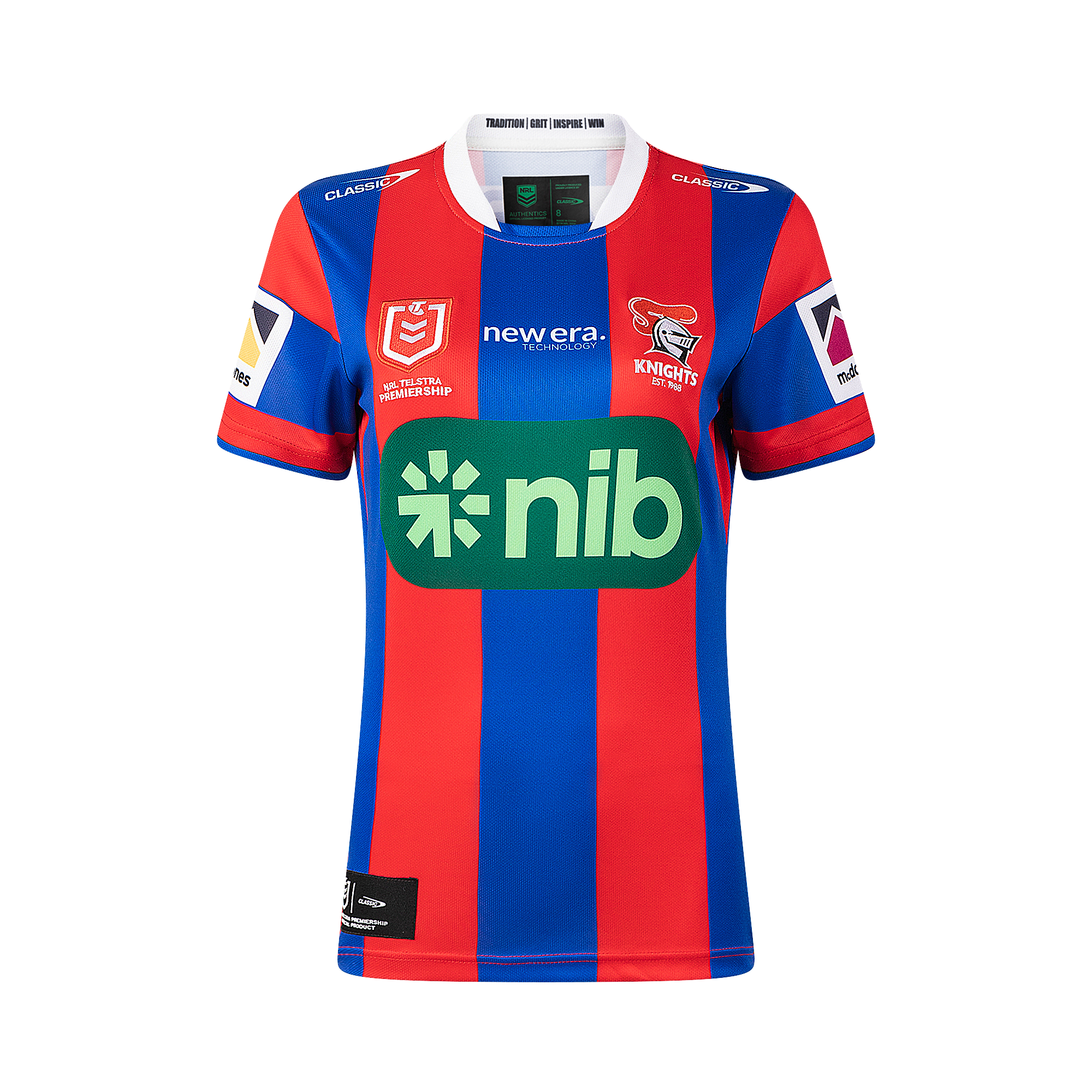 Knights NRL Home Jersey Womens – Newcastle Knights Club Shop
