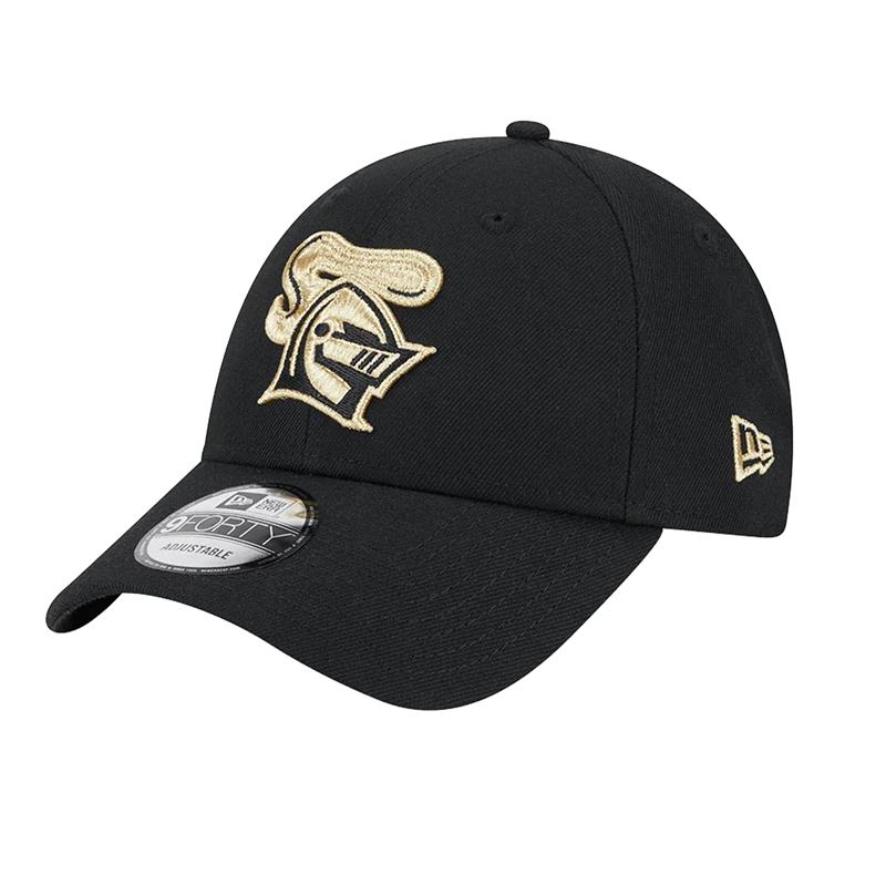 KNIGHTS BLACK 9FORTY SNAPBACK CAP WITH GOLD LOGO