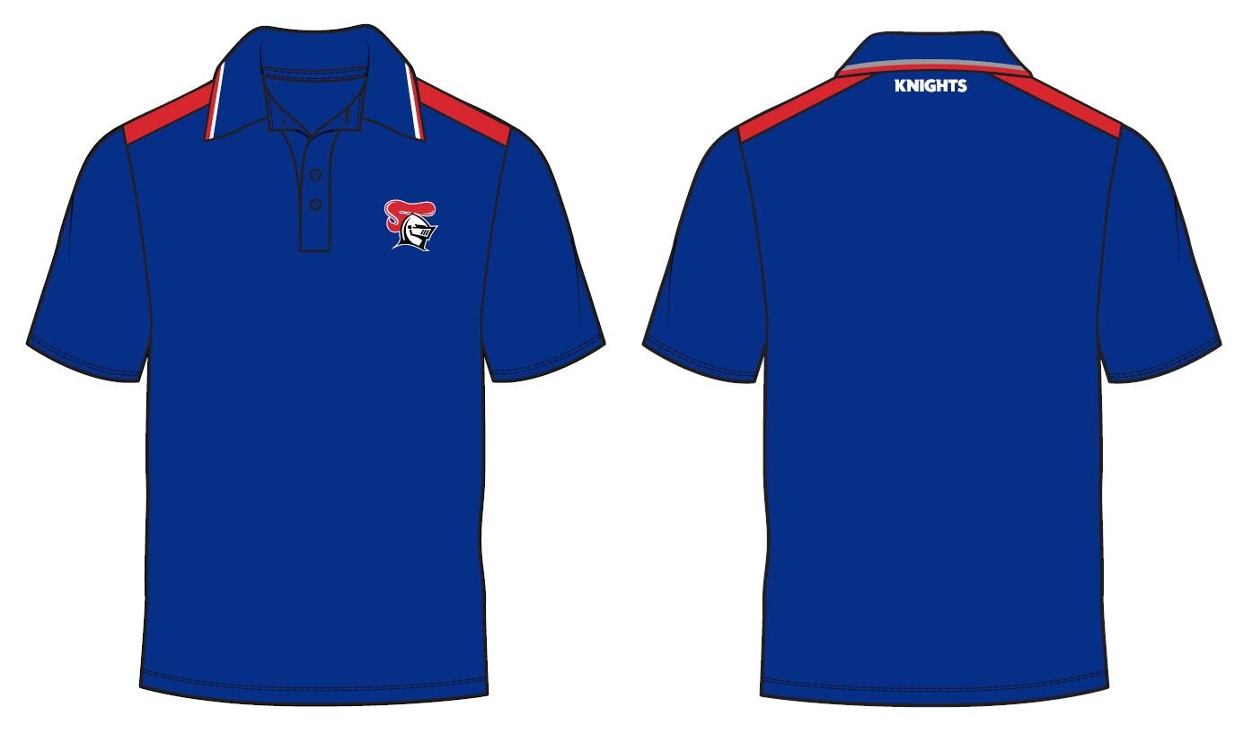 KNIGHTS ADULT MENS TECH POLO