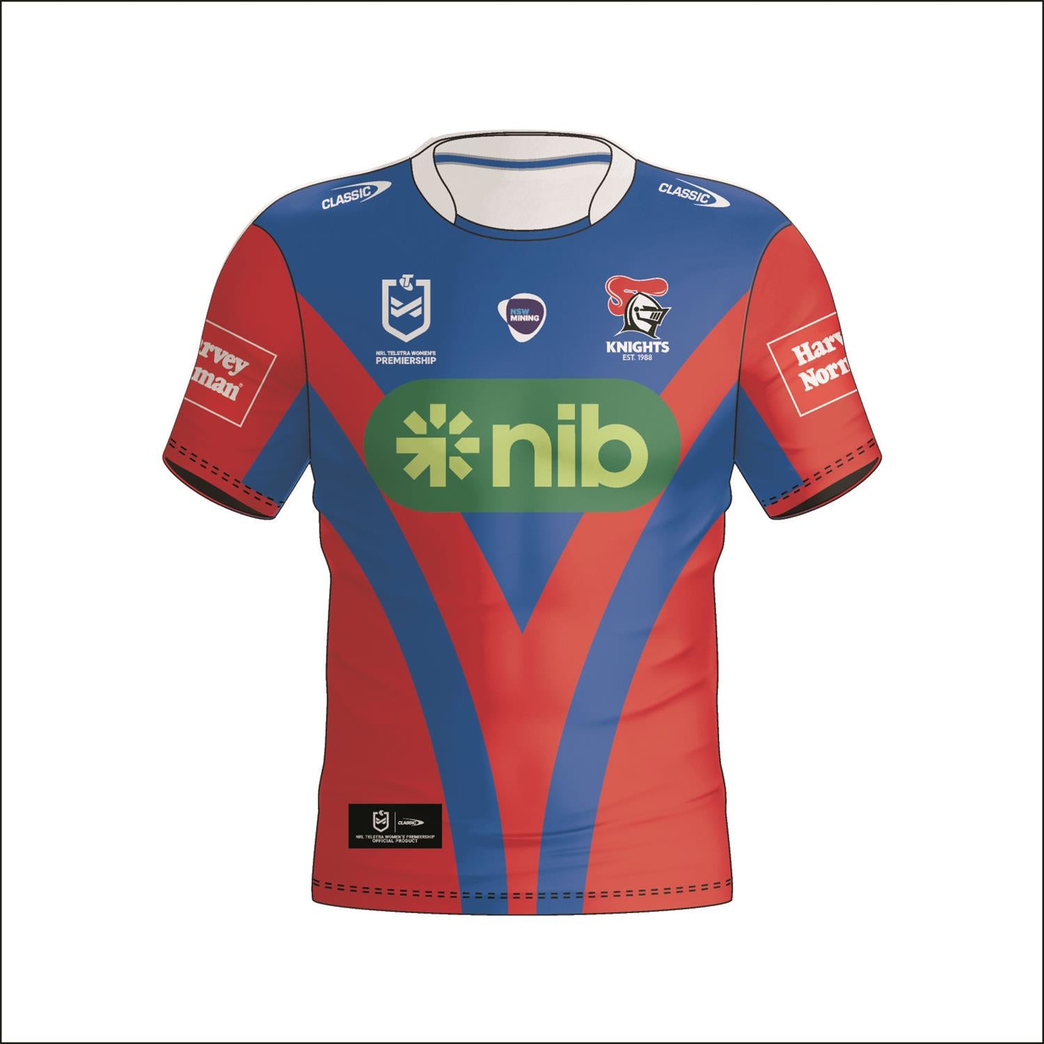 2024 KNIGHTS NRLW YOUTH HOME JERSEY