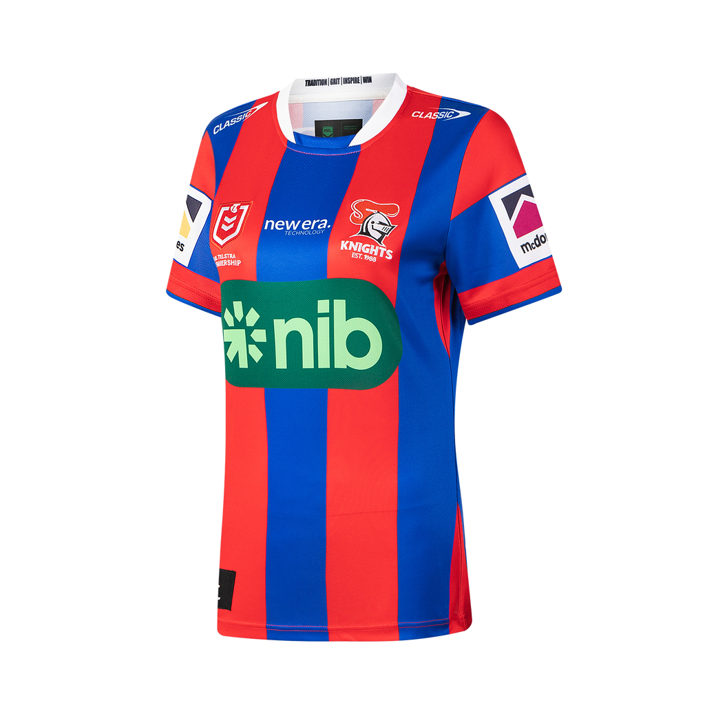 Knights NRL Home Jersey Womens