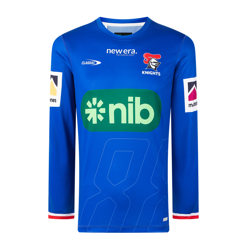 Knights Mens L/Sleeve Players Pro Training Tee