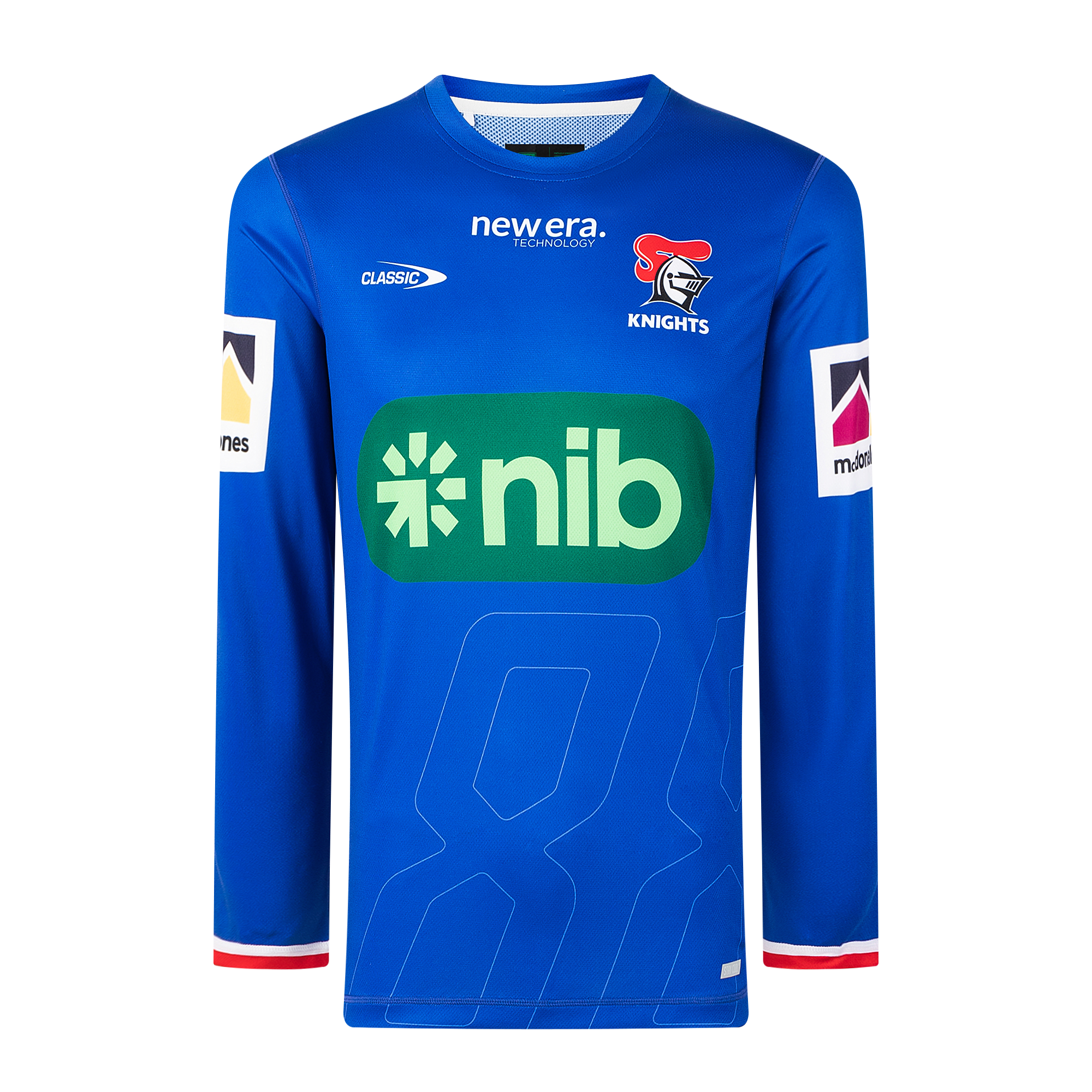 Knights Mens L/Sleeve Players Pro Training Tee