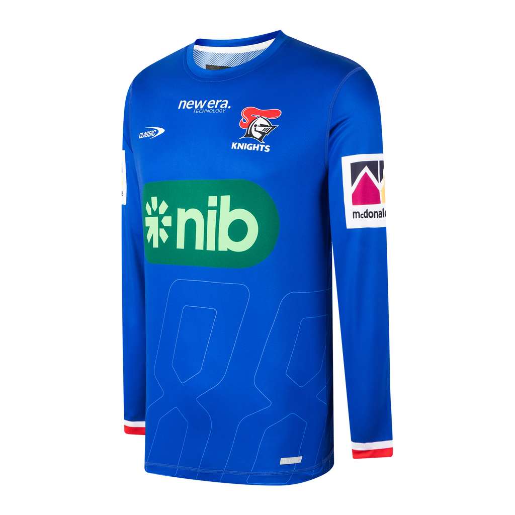 Knights Mens L/Sleeve Players Pro Training Tee