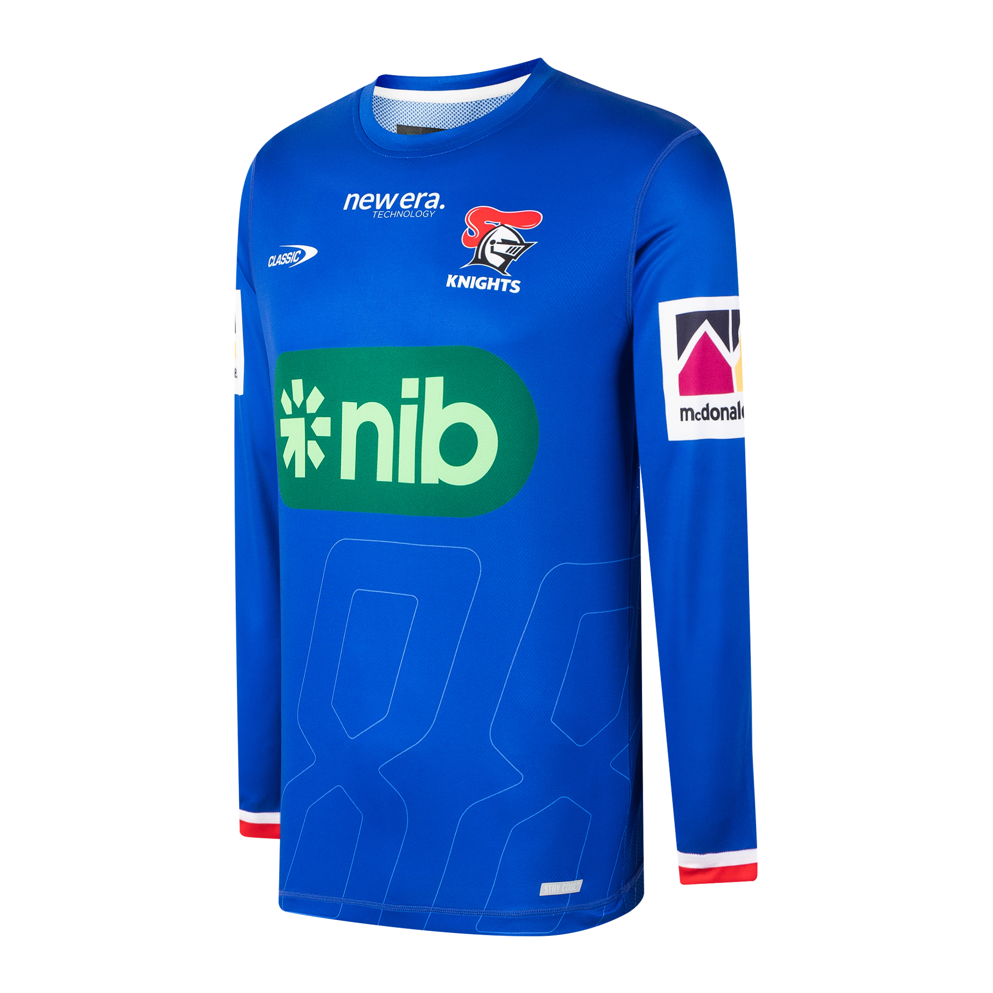 Knights Mens L/Sleeve Players Pro Training Tee