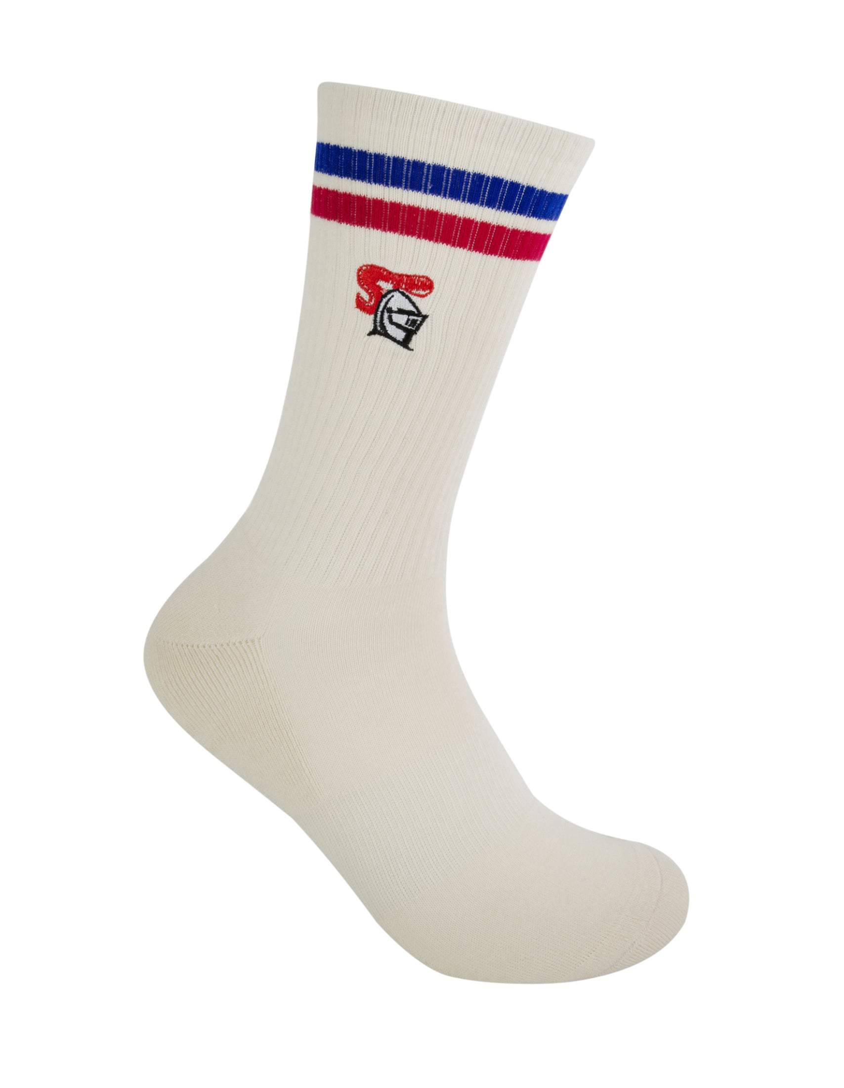 KNIGHTS ICONS SNEAKER SOCK CREAM/BLUE  2 PACK
