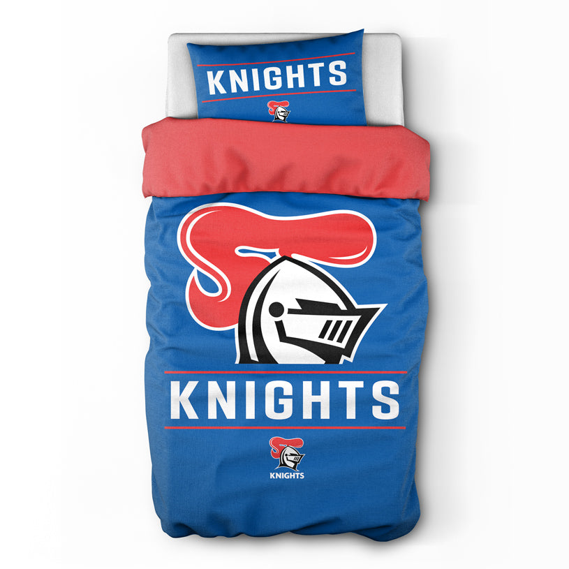 KNIGHTS SINGLE DOONA QUILT COVER SET