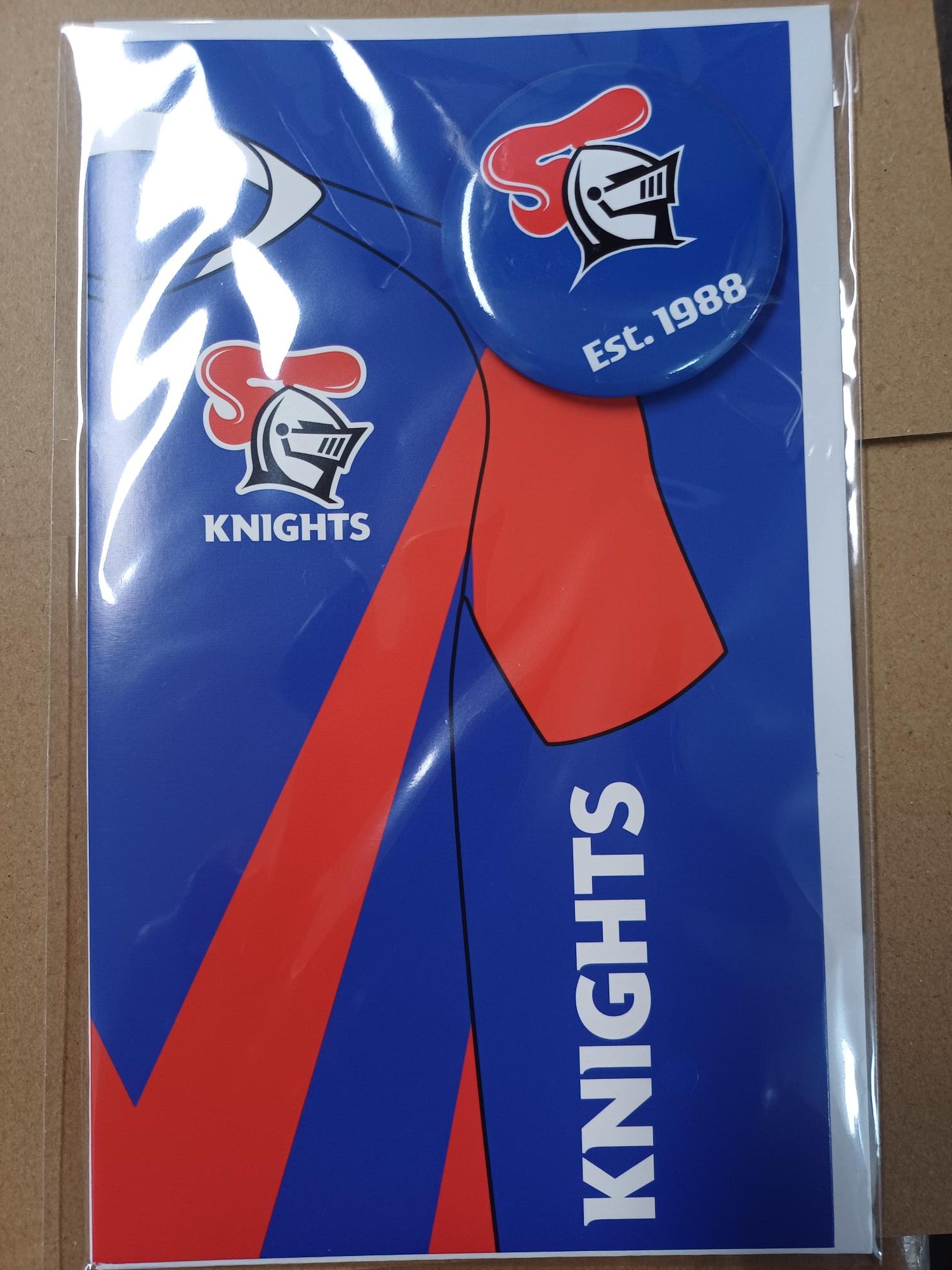 Knights Jersey Badge card