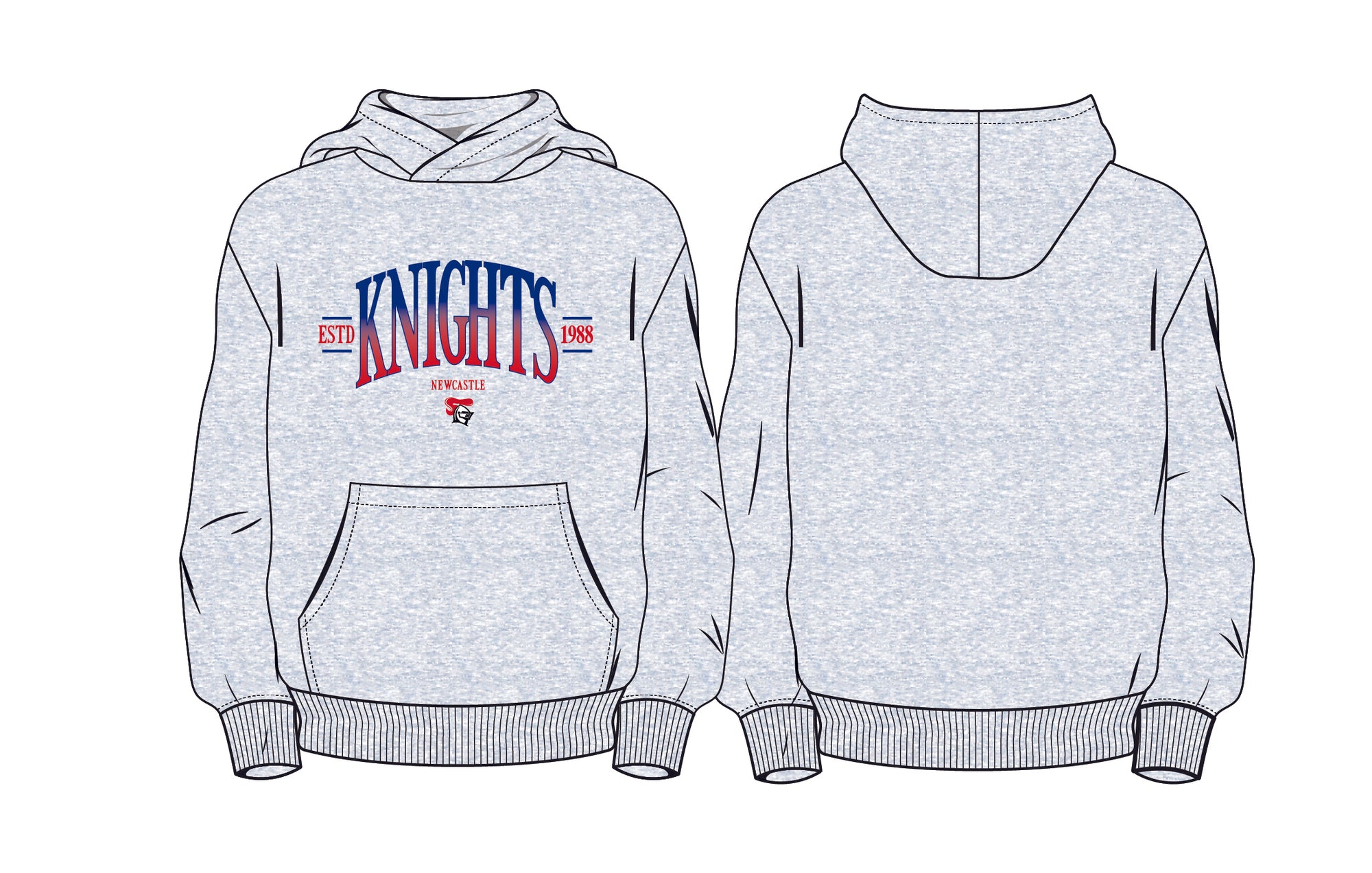 KNIGHTS MENS ADULT BANNER HOODIE