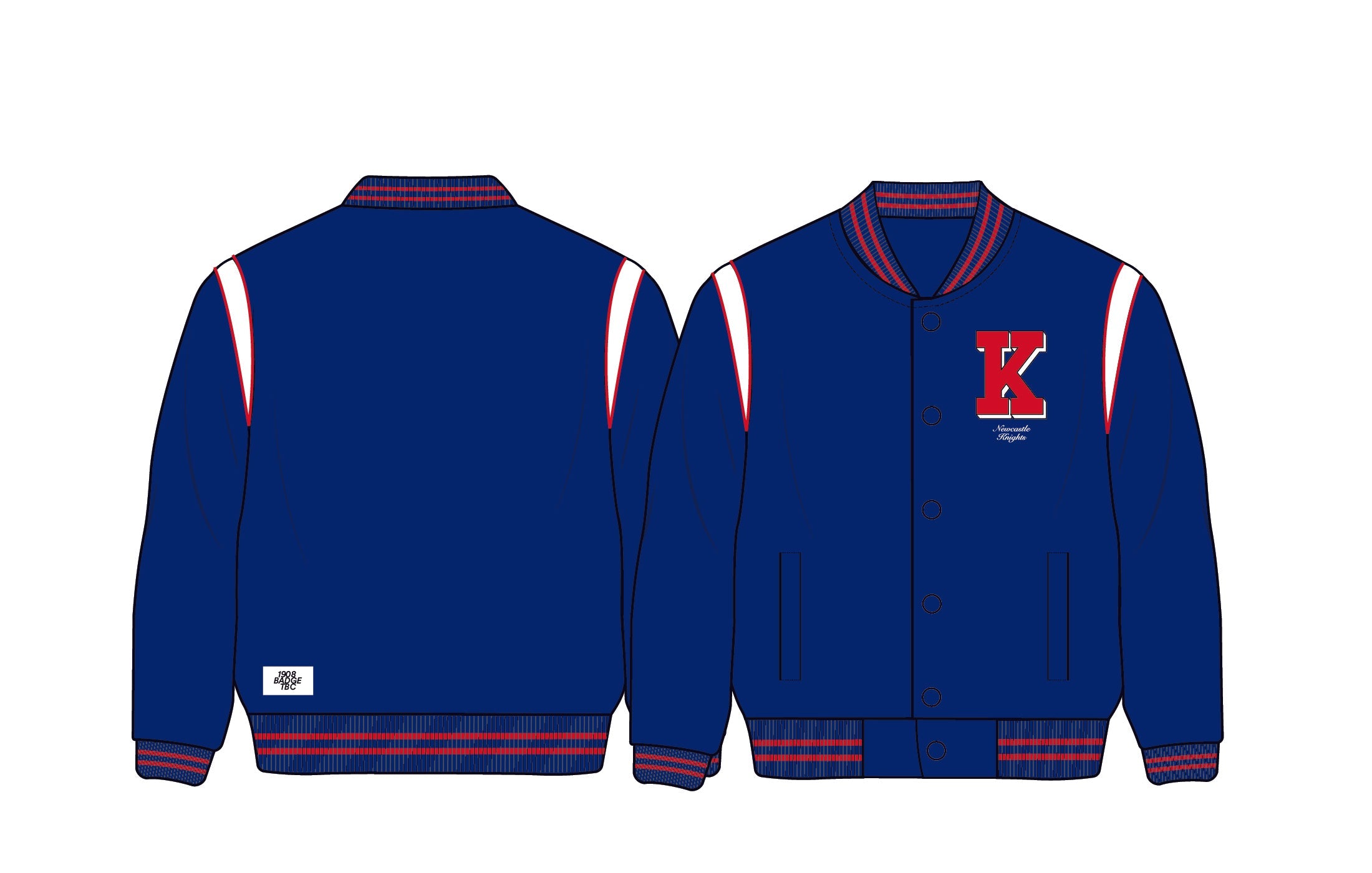 KNIGHTS 1908 YOUTH FLEECE BOMBER JACKET